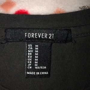 Dark grey graphic tee